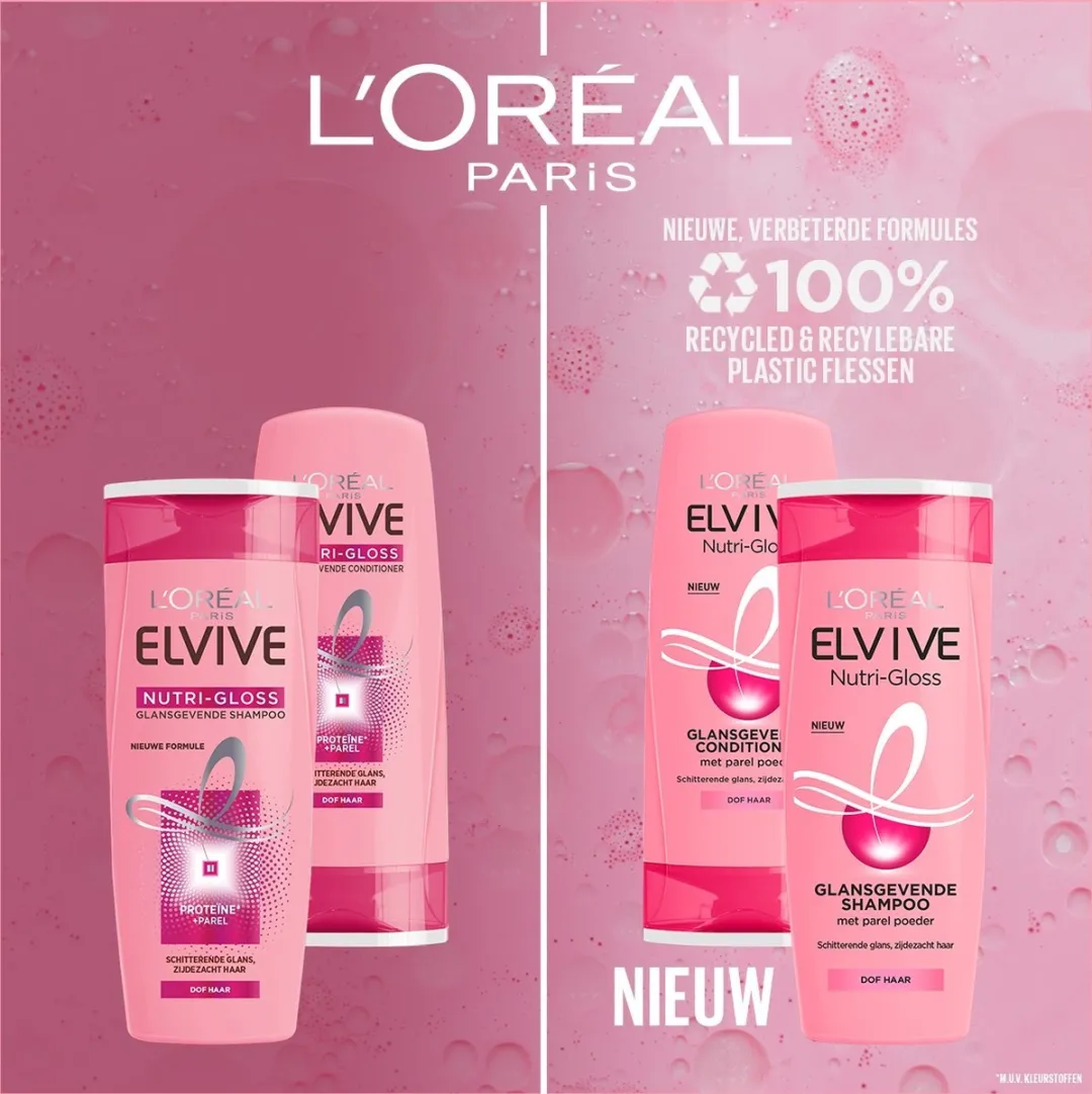 L'Oréal Paris Elvive Nutrigloss Shampoo 250ml - 24 Stuks