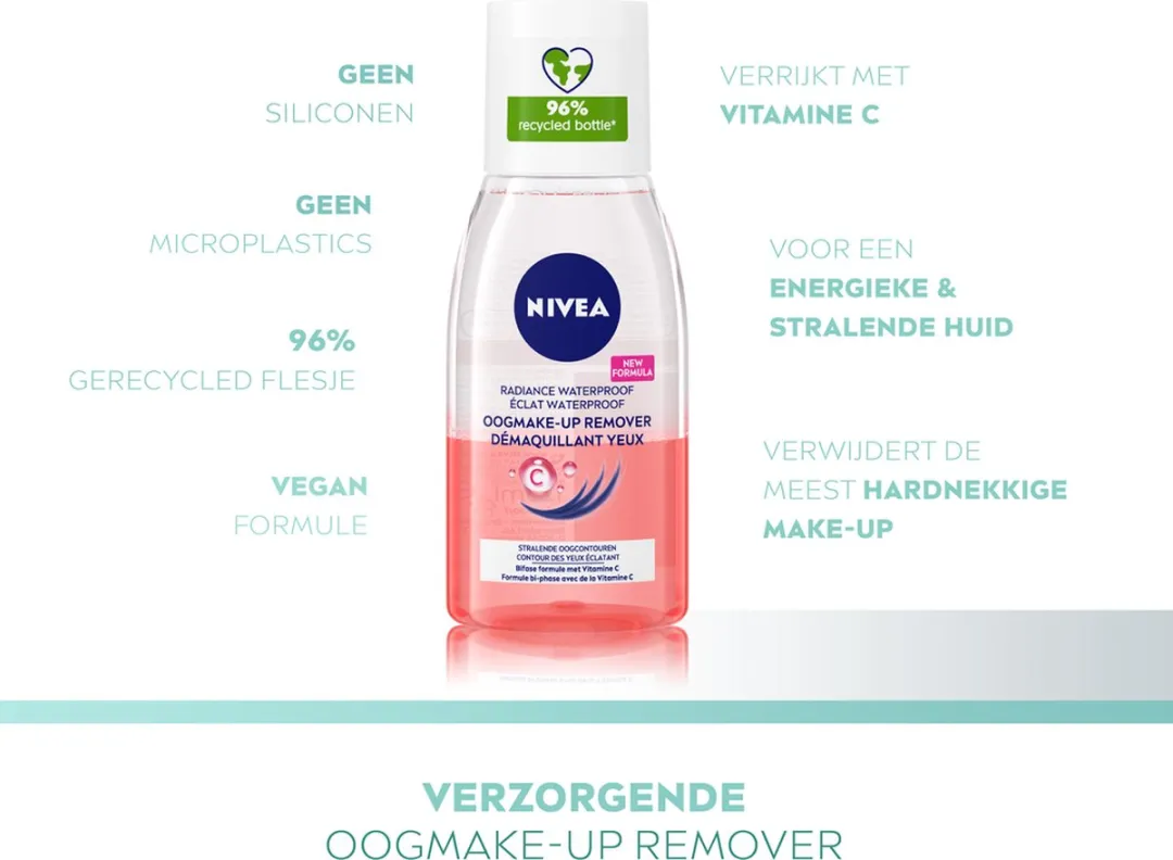 NIVEA Oogmake-up Remover Vitamine C 3x125ml