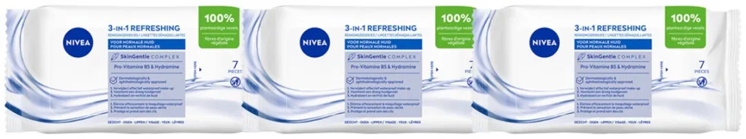 NIVEA Verfrissende Reinigingsdoekjes - 21 Stuks