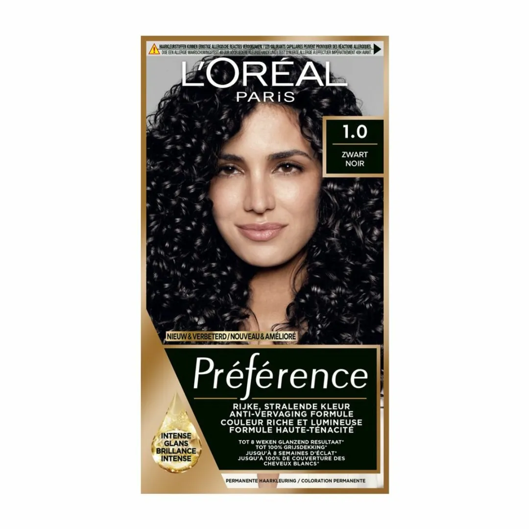 L'Oréal Paris Preference Haarkleuring 01 Napoli - Zwart - 3 Stuks