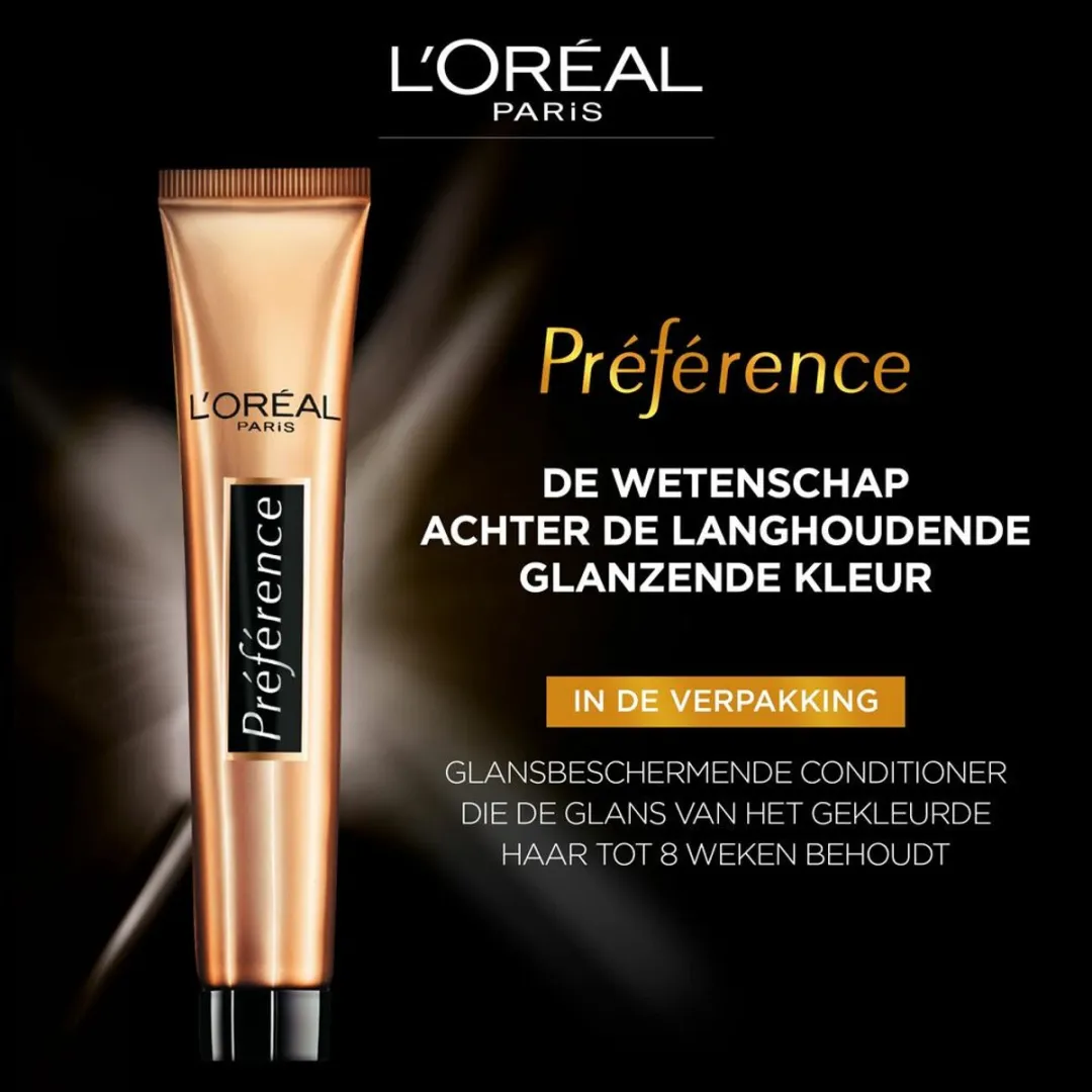 L'Oréal Paris Preference Haarkleuring 01 Napoli - Zwart - 3 Stuks