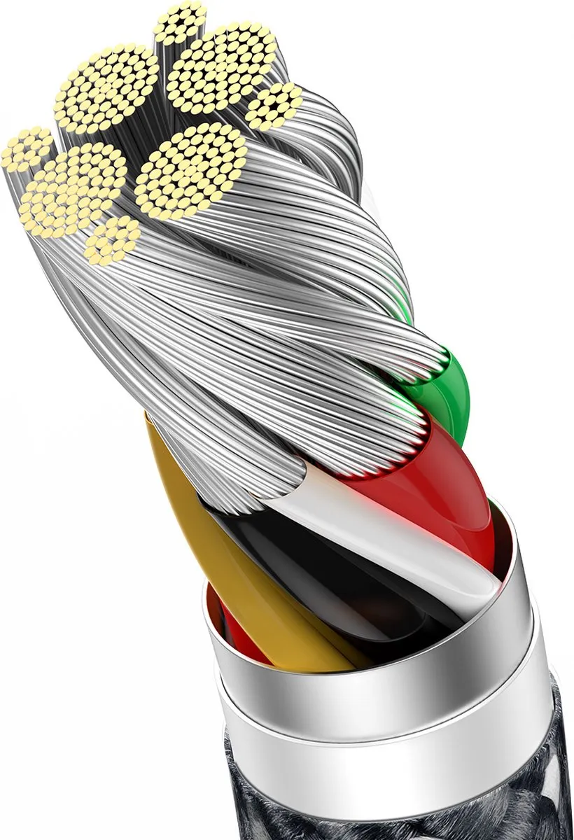 Baseus Dynamic Series USB Type C Kabel 100W 1m - Zwart