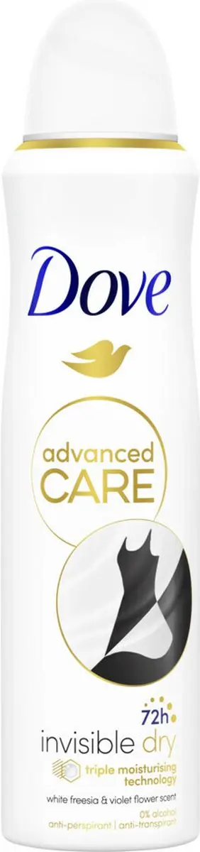 Dove Invisible Dry Anti-transpirant Spray 150ml