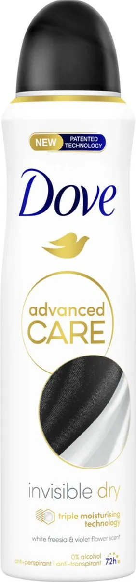 Dove Invisible Dry Anti-transpirant Spray 150ml