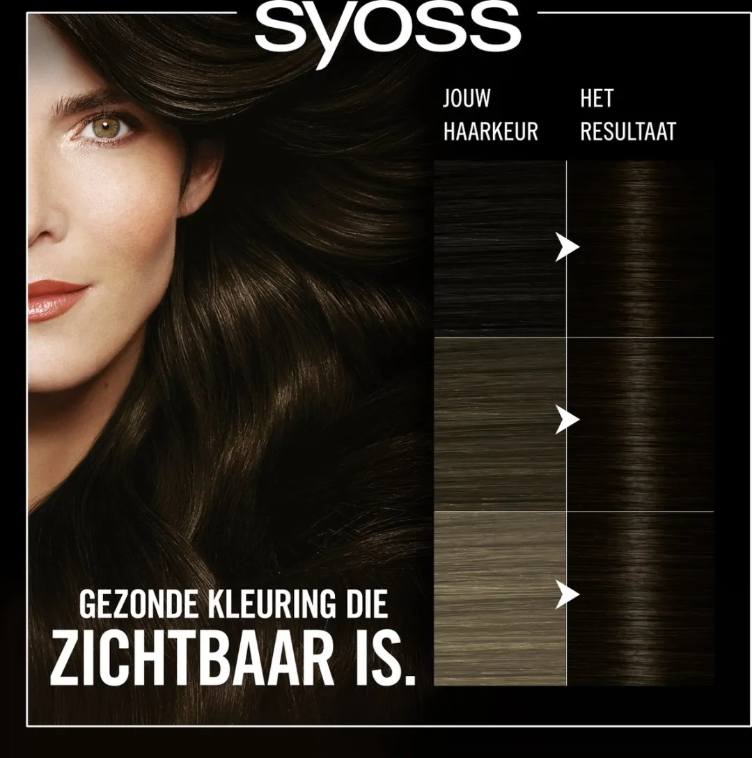 SYOSS Oleo Intense 1-10 Haarverf Intens Zwart 115ml