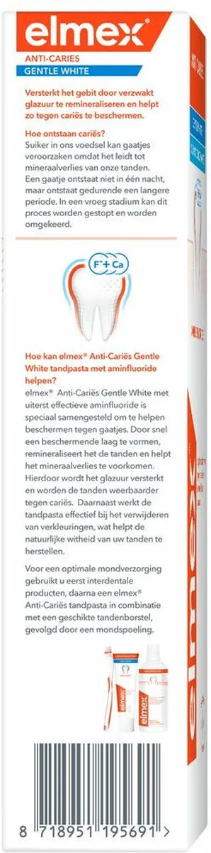 Elmex Anti-Cariës Tandpasta 75ml - afbeelding 6 van 6
