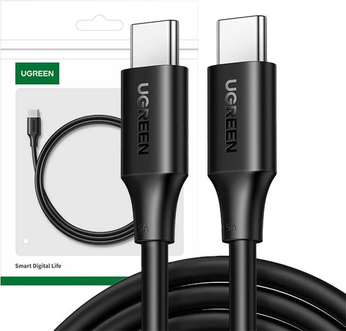 UGREEN USB-C naar USB-C Kabel 0,5m