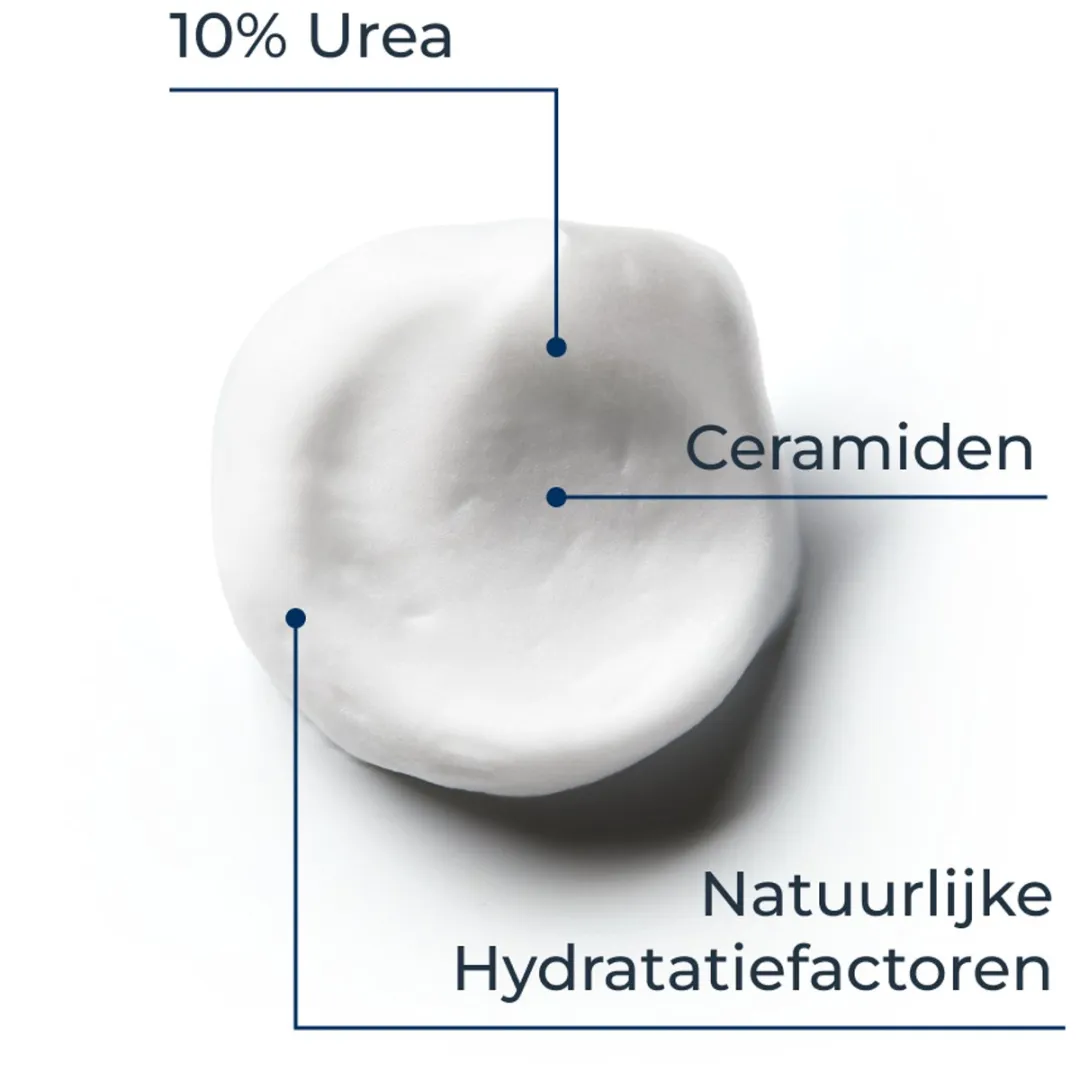 Eucerin UreaRepair Voetschuim 10% Urea - Ureum en Ceramiden Crème voor Zeer Droge en Ruwe Voeten - 48H Hydratatie - 150ml