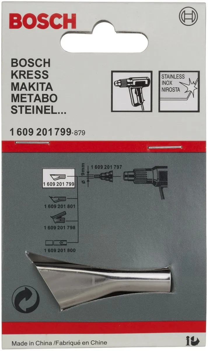 Bosch Sleufmondstuk 1609201799 - 1 W