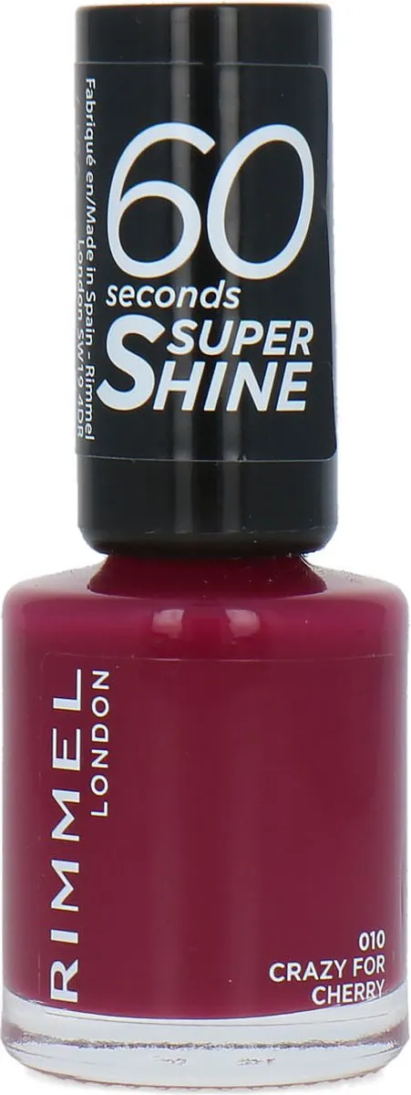 Rimmel London 60 Seconds Super Shine Nagellak 010 Crazy For Cherry