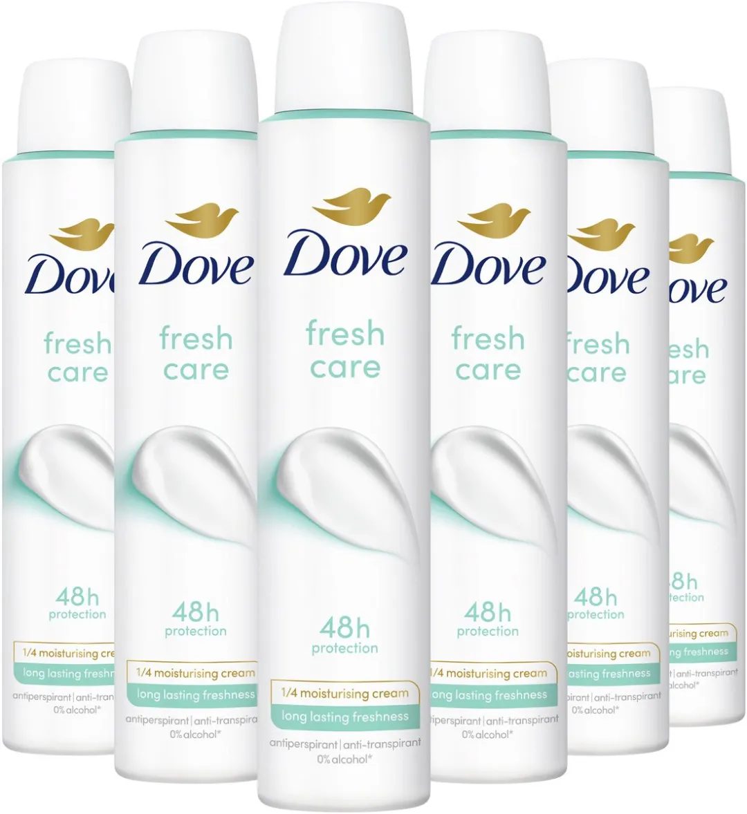 Dove Anti-Transpirant Spray Fresh Care - 6x200ml