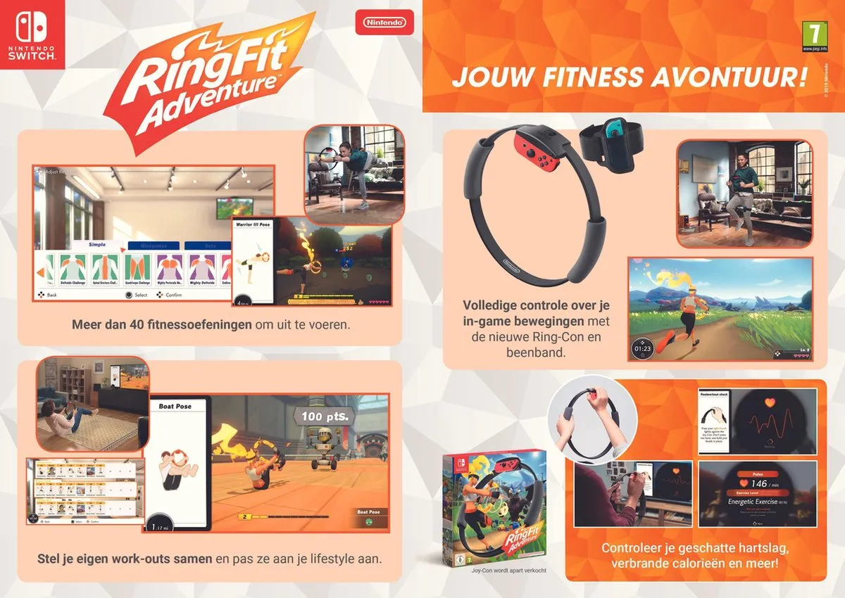Nintendo Ring Fit Adventure - Ring-Con & Beenband