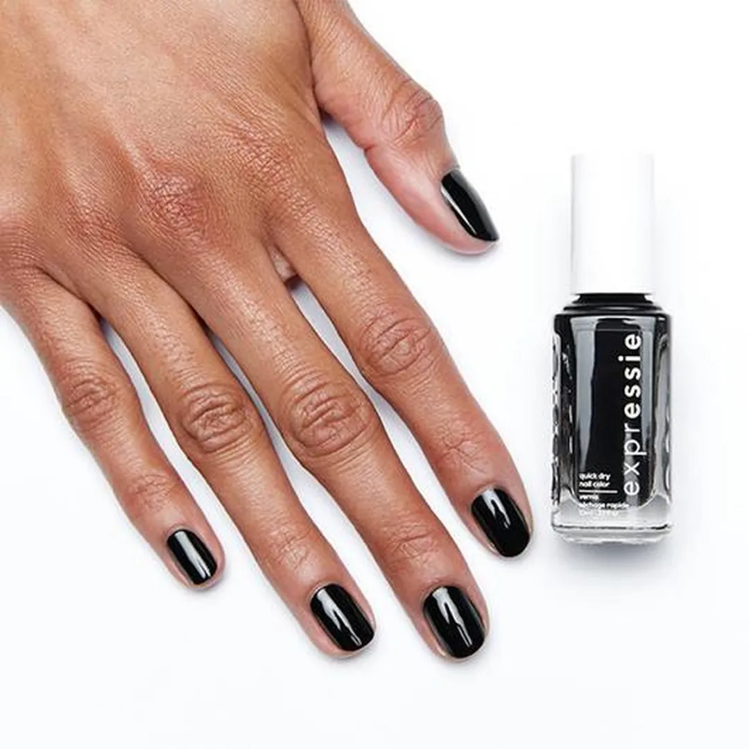 essie Expressie 380 Now or Never Nagellak - Zwart - 10ml