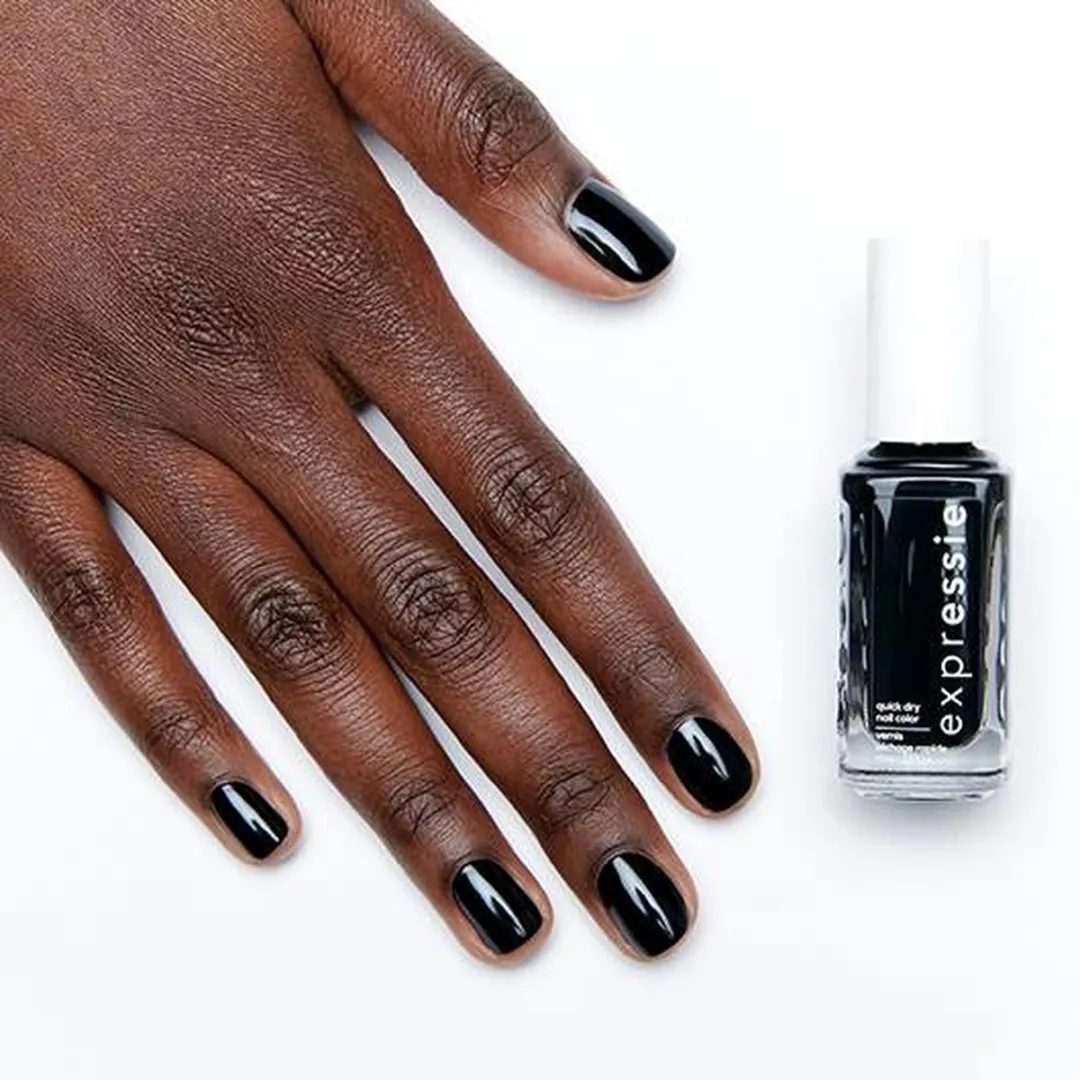 essie Expressie 380 Now or Never Nagellak - Zwart - 10ml