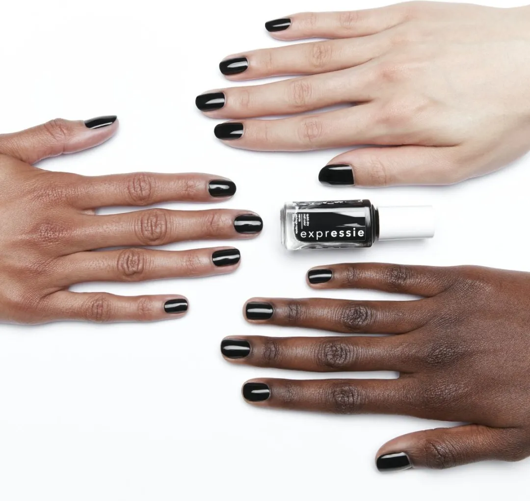 essie Expressie 380 Now or Never Nagellak - Zwart - 10ml - afbeelding 6 van 6