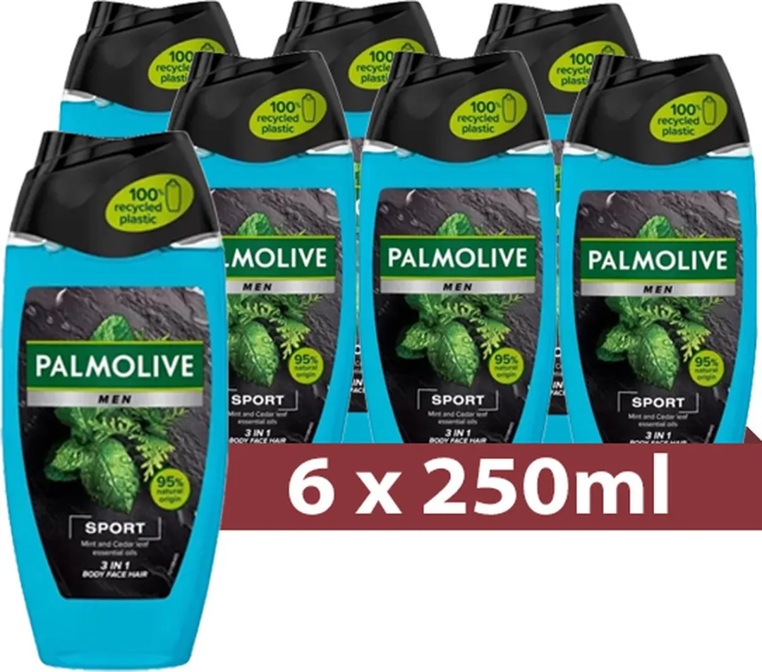 Palmolive Men Revitalising Sport Douchegel 250ml - 6 Stuks