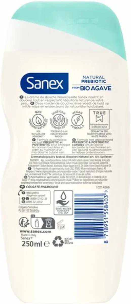Sanex Agave Douchecrème 250ml