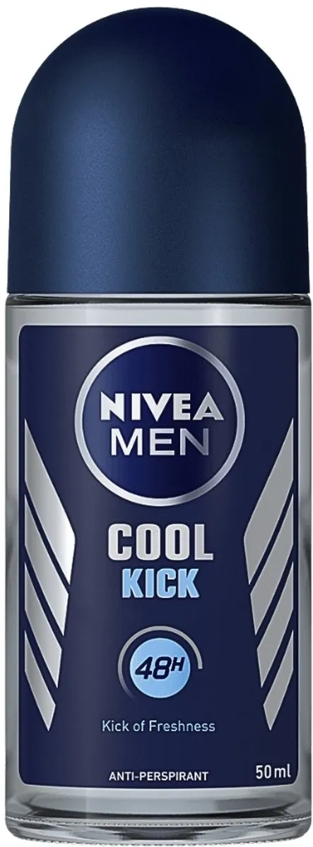 NIVEA Men Cool Kick FM Anti-Transpirant Roll-On 50ml - 7 Stuks