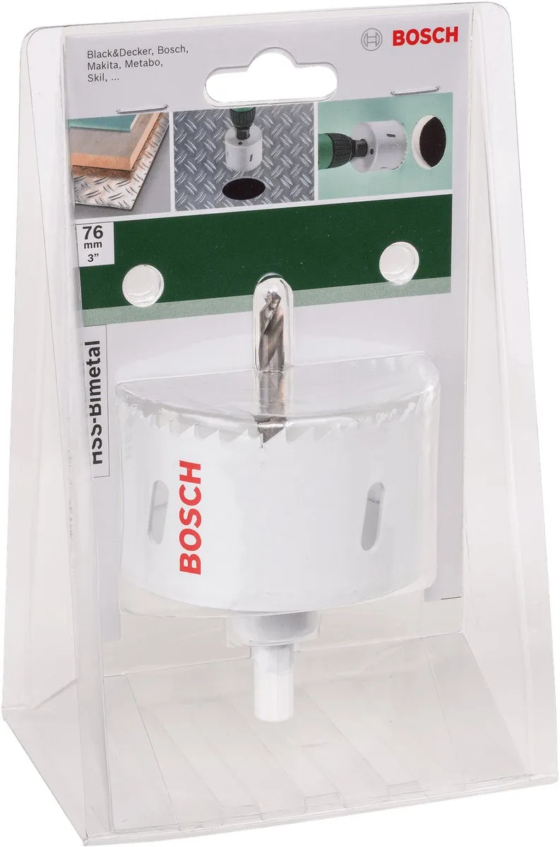 Bosch Gatenzaag HSS-bimetaal 76mm - Metaal