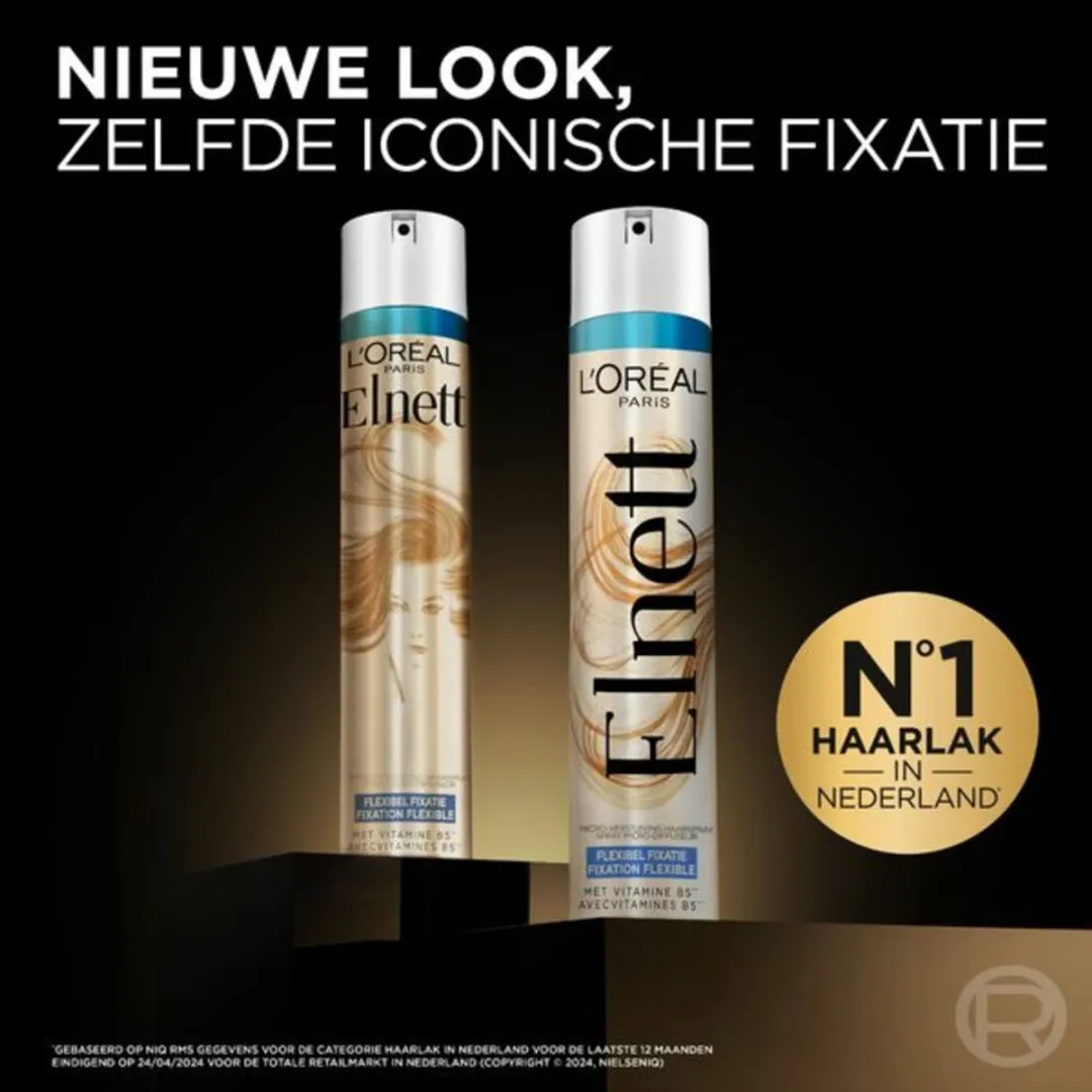 L'Oréal Elnett Flexibele Fixatie Haarspray 200ml - 3 Stuks