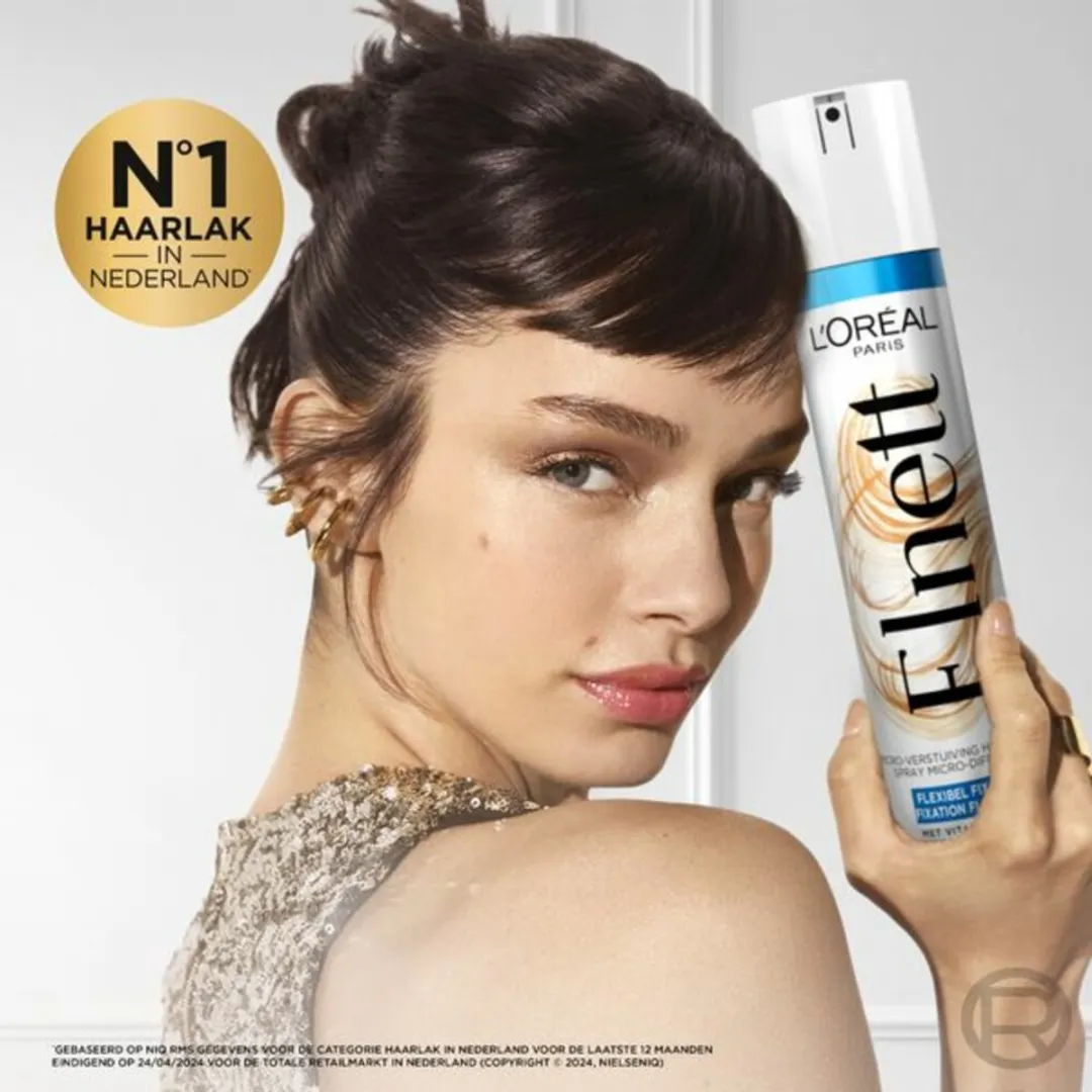 L'Oréal Elnett Flexibele Fixatie Haarspray 200ml - 3 Stuks