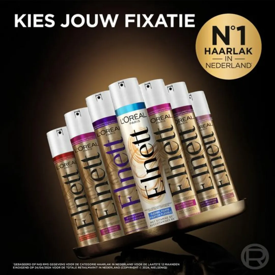 L'Oréal Elnett Flexibele Fixatie Haarspray 200ml - 3 Stuks