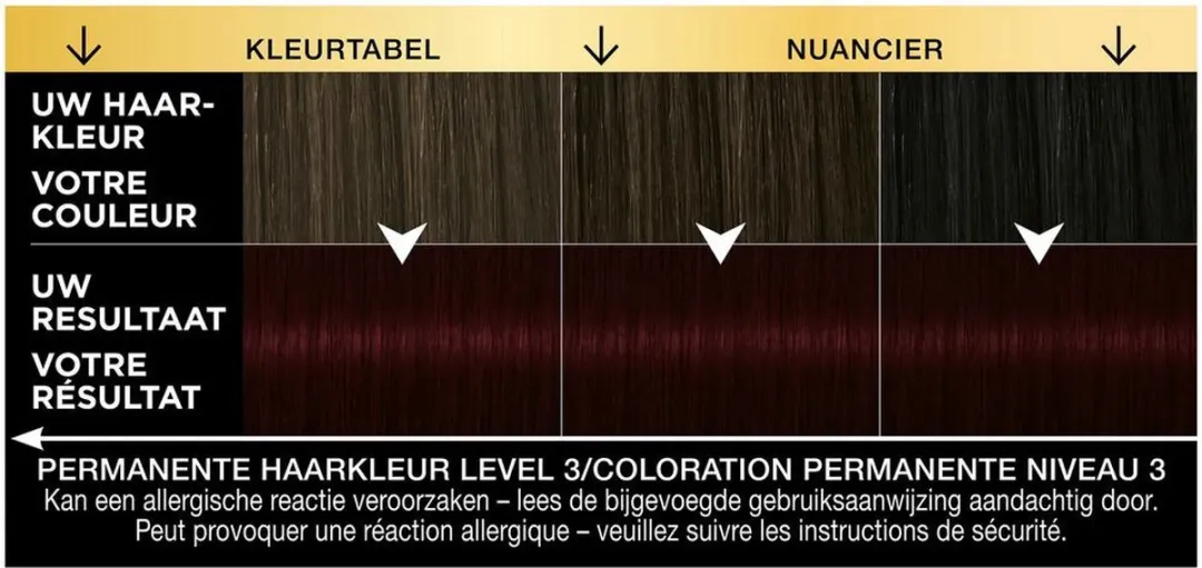 SYOSS Oleo Intense 3-22 Warm Donker Bordeaux - 3 Stuks
