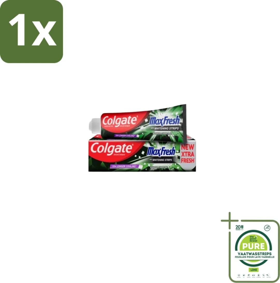 Colgate MaxFresh Whitening Bamboe Houtskool Tandpasta 100ml