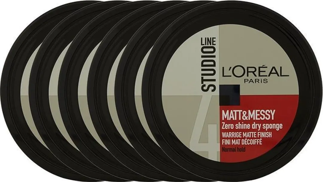 L'Oréal Paris Matt & Messy Zero Shine Droge Sponge - 6x150ml