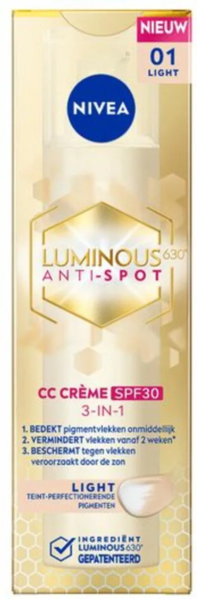 NIVEA Luminous630 CC Cream SPF 30 Light