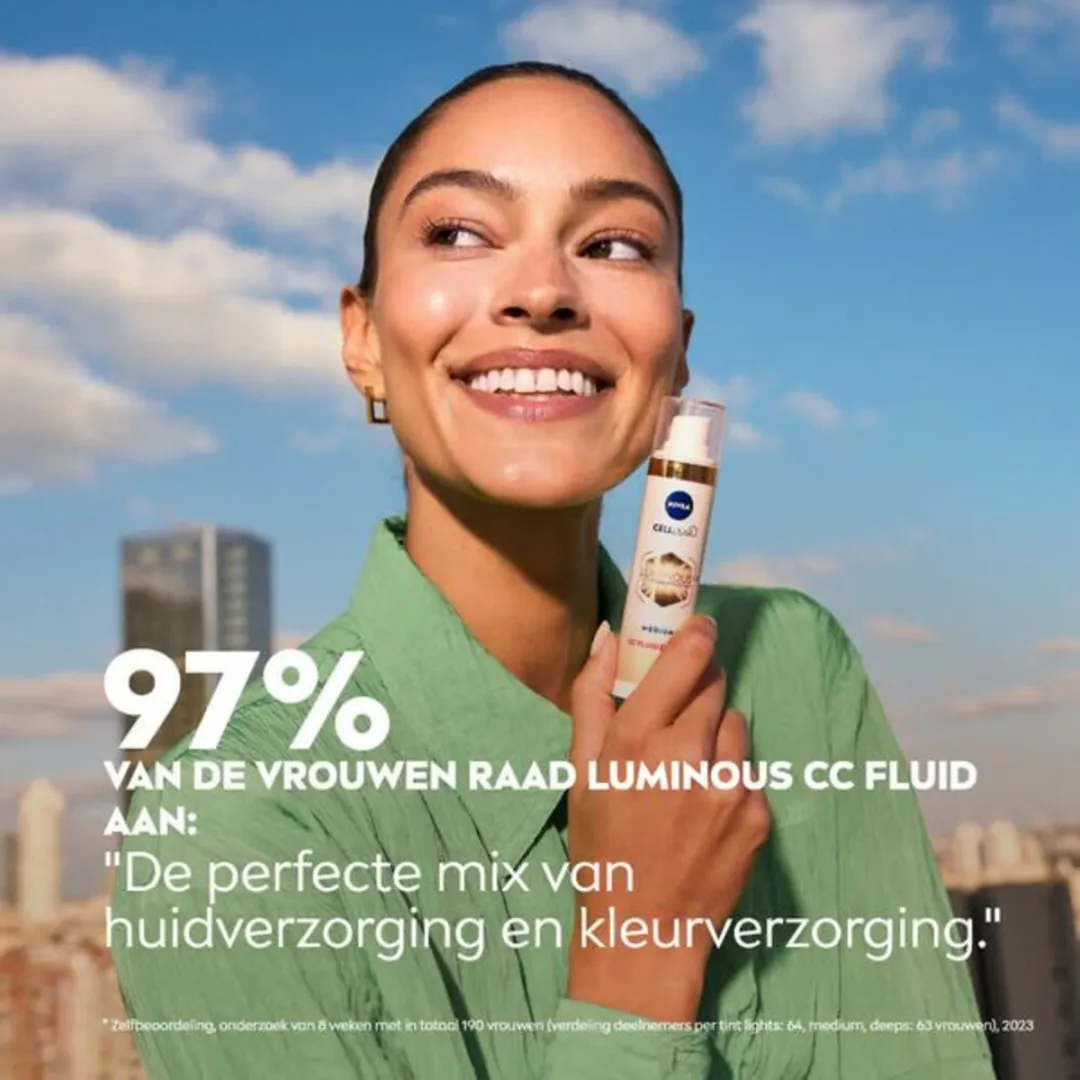 NIVEA Luminous630 CC Cream SPF 30 Light - 3 x 40 ml - Voordeelverpakking