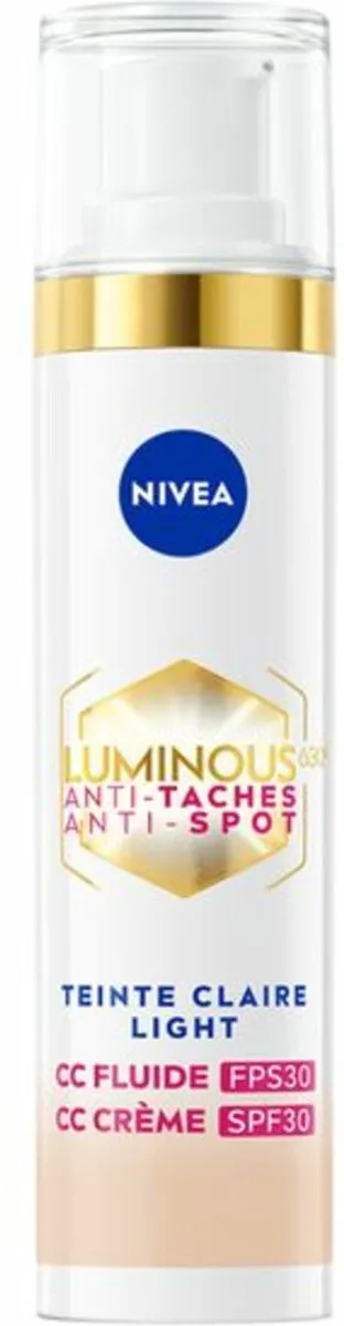 NIVEA Luminous630 CC Cream SPF 30 Light - 3 x 40 ml - Voordeelverpakking