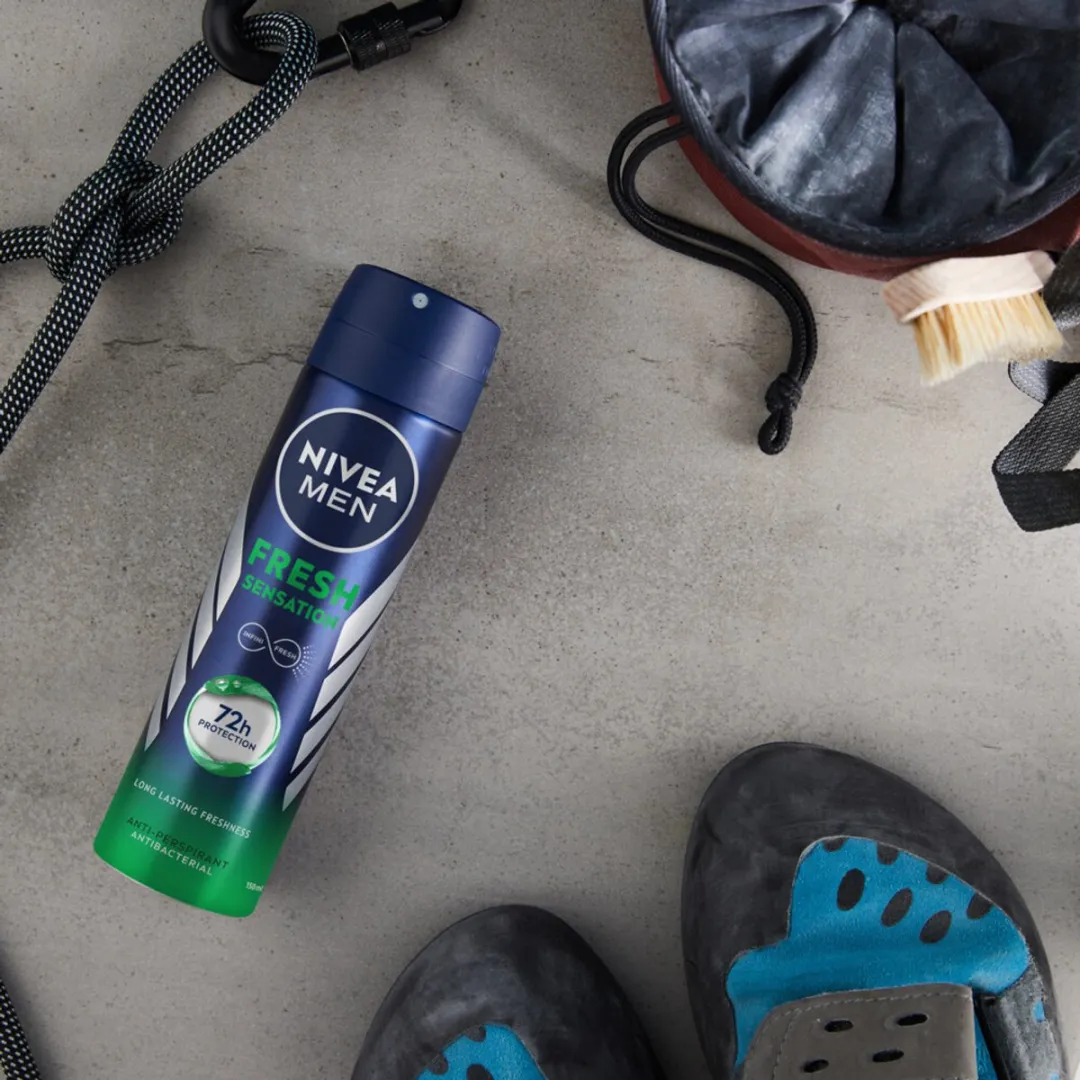 NIVEA MEN Fresh Sensation Deodorant Spray 150ml - 10 Stuks