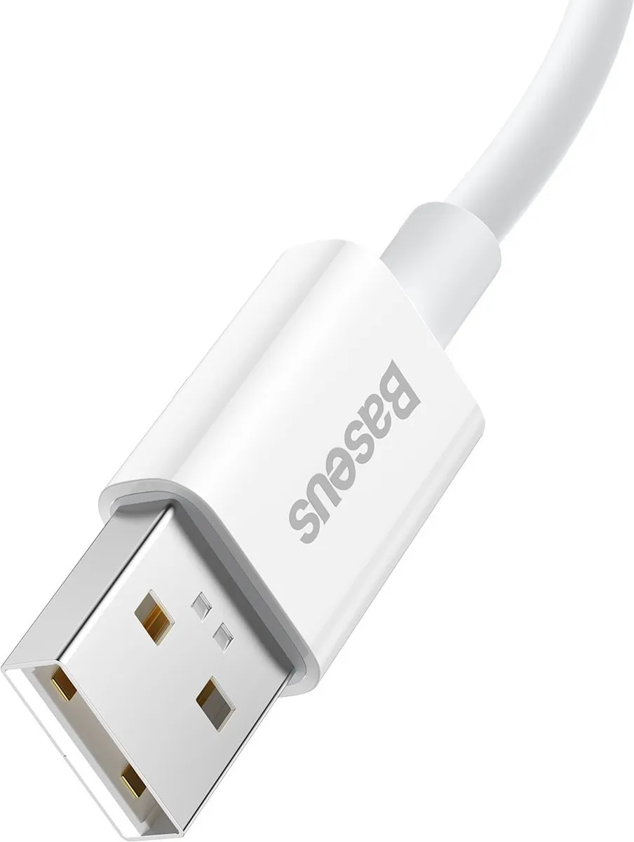 Baseus Universele USB-C Kabel 1m - 65W - Wit