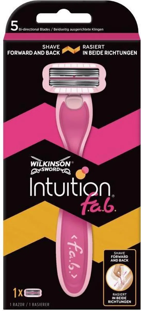 Wilkinson Sword Intuition Scheermes Roze - 5 Bladen