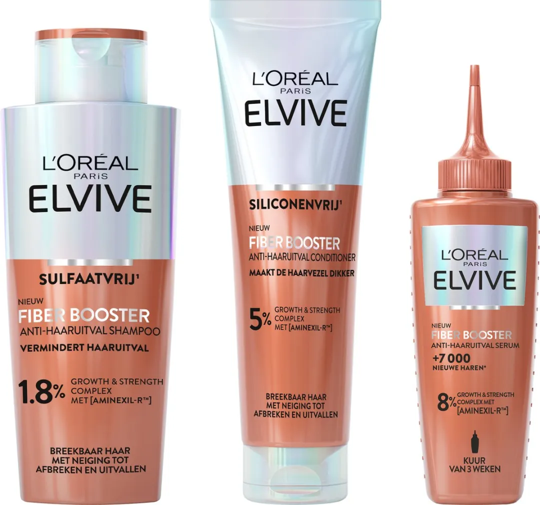 L'Oréal Paris Elvive Fiber Booster Anti-Haaruitval Routine 452ml