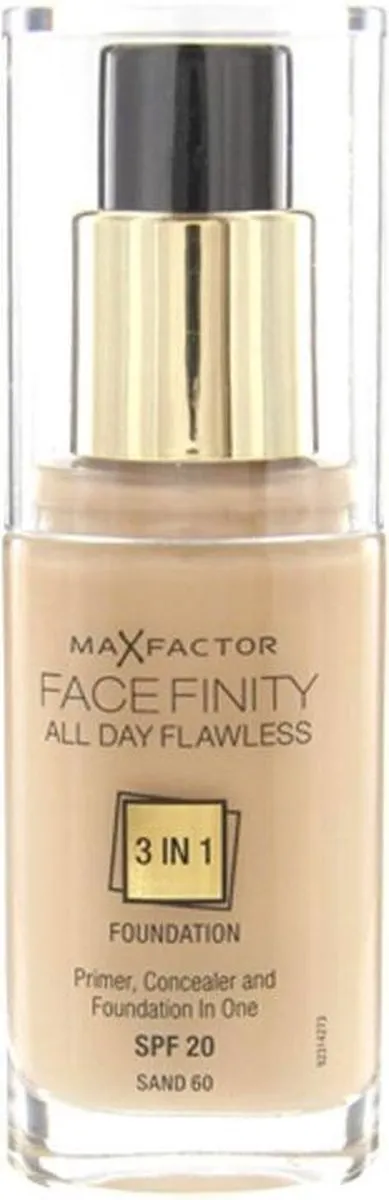 Max Factor Facefinity 3-in-1 Foundation 30ml - 60 Sand