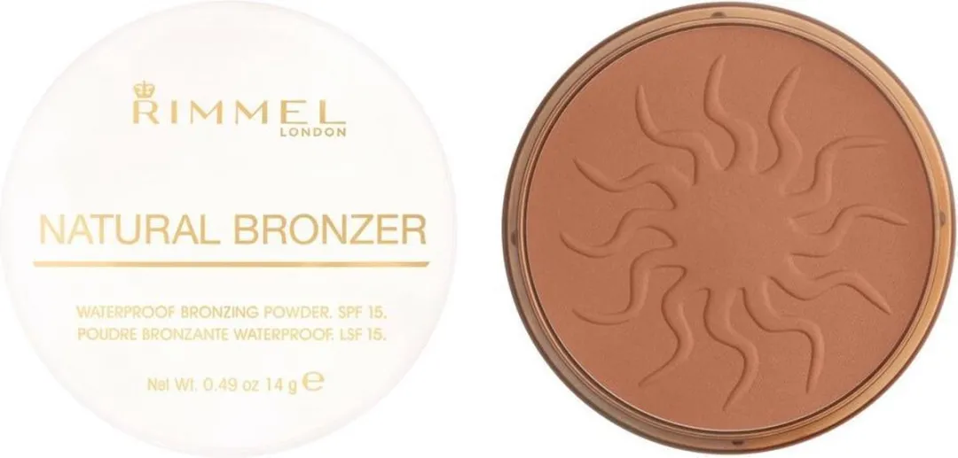 Rimmel London Natural Bronzing Powder 021 Sunlight - 3 Stuks