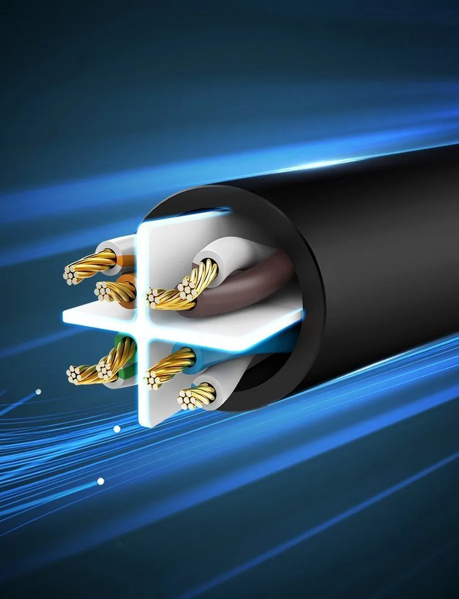 Ugreen Cat 6 Ethernet Kabel RJ45 20m - Zwart - afbeelding 6 van 6