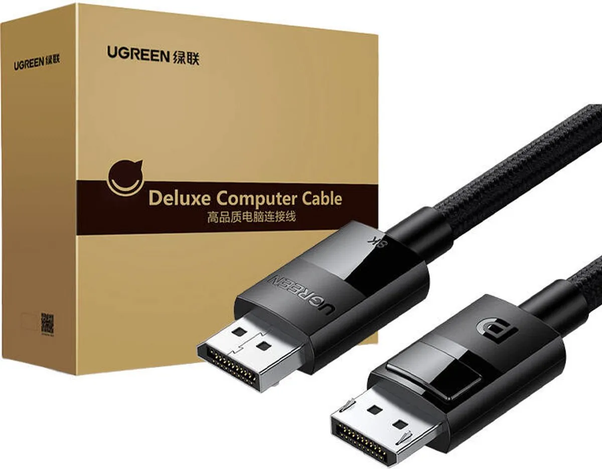 Ugreen 80391 Videokabel 8K - DP naar DP - Transparant - afbeelding 2 van 3