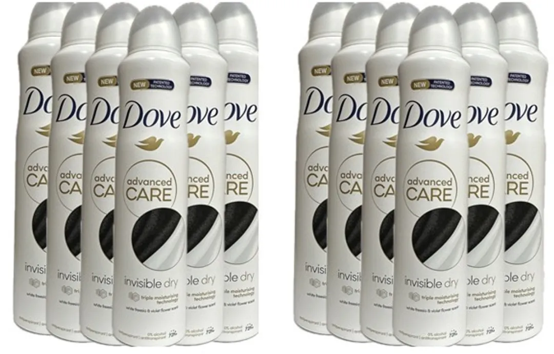 Dove Invisible Dry Deo Spray - 12x250ml - afbeelding 2 van 2