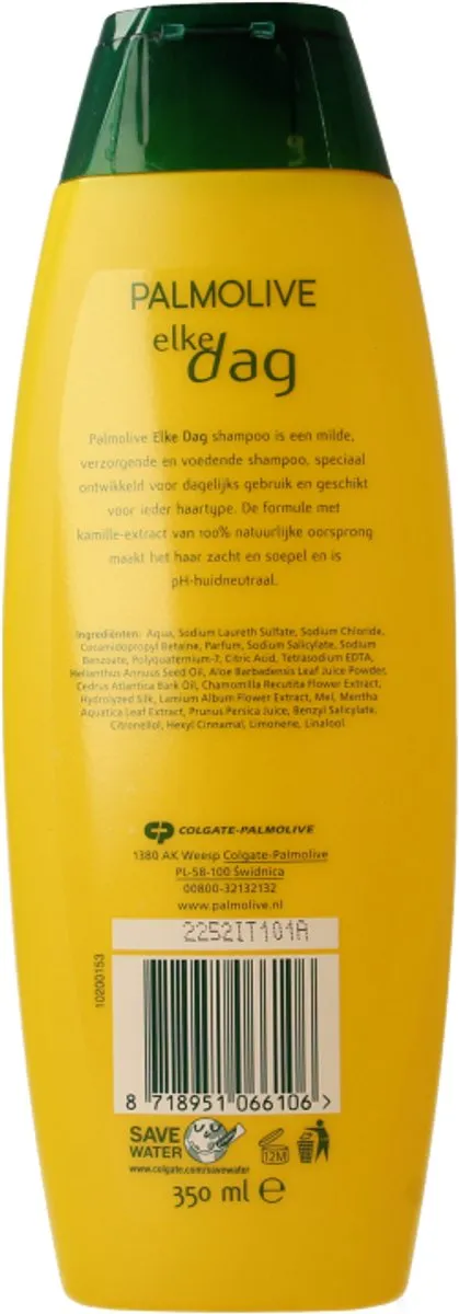 Palmolive Elke Dag Shampoo Kamille 350ml