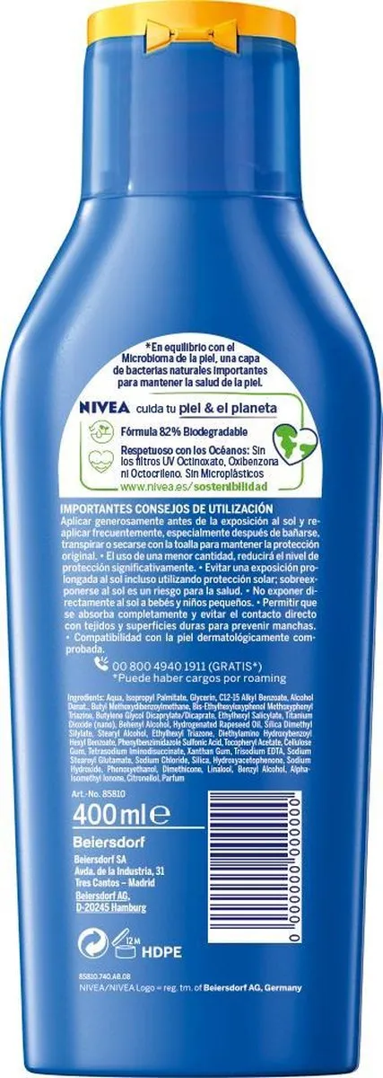 NIVEA Zonnemelk SPF 30 400ml