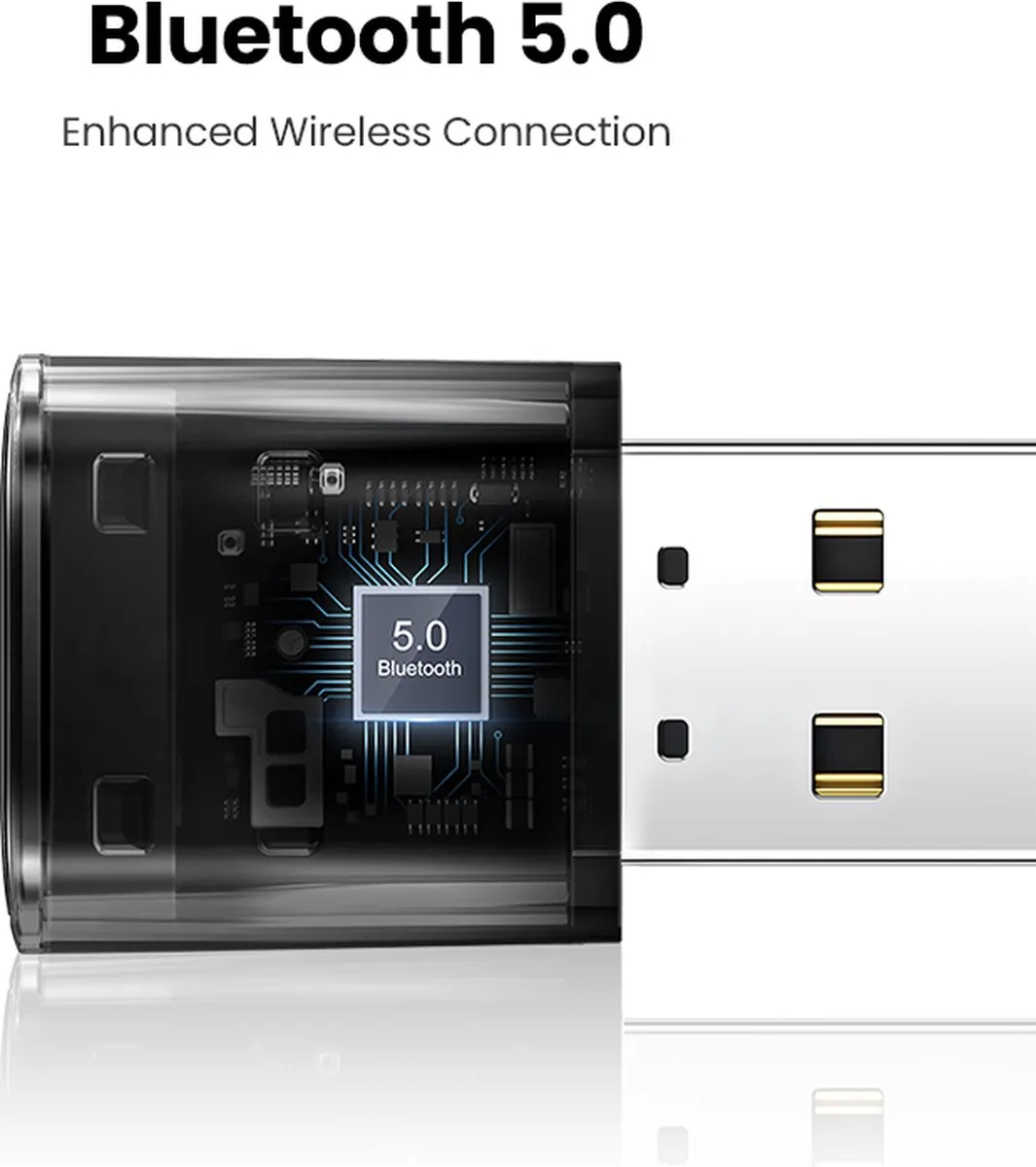 UGREEN USB Bluetooth 5.0 Adapter - Zwart