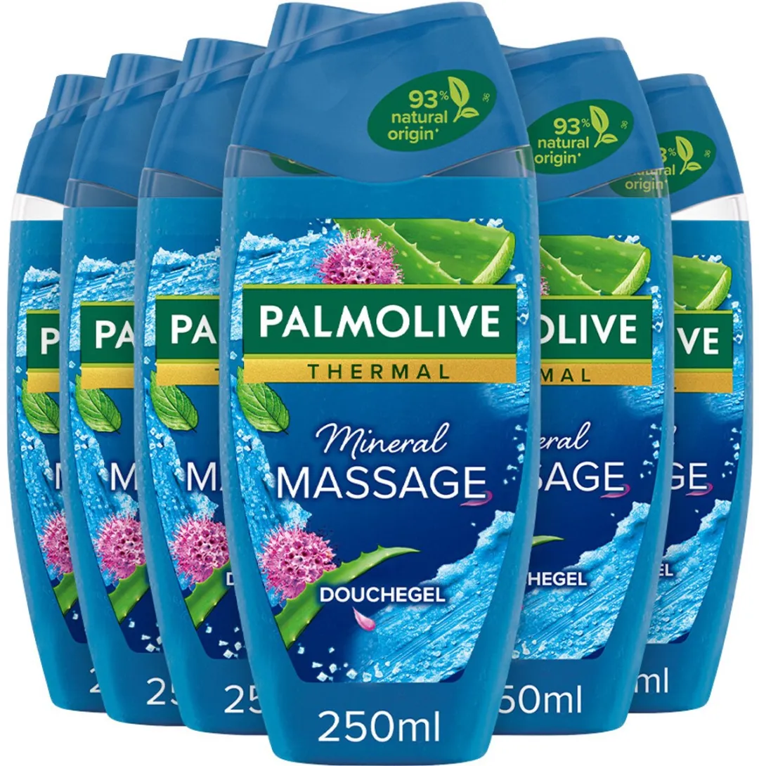 Palmolive Douchegel Thermal Mineral Massage 250ml - 6 Stuks
