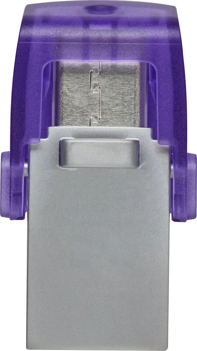 Kingston DataTraveler microDuo 3C DTDUO3CG3/256GB USB-stick 256GB - RVS Violet