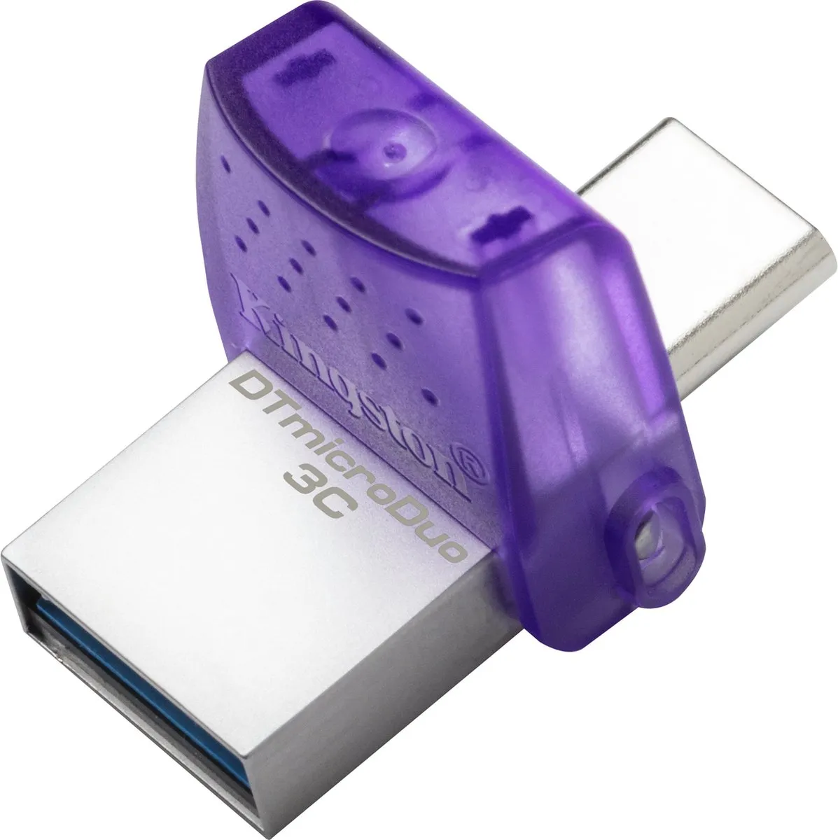 Kingston DataTraveler microDuo 3C DTDUO3CG3/256GB USB-stick 256GB - RVS Violet