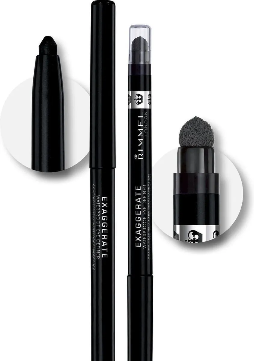 Rimmel London Exaggerating Oogpotlood 262 Blackest Black