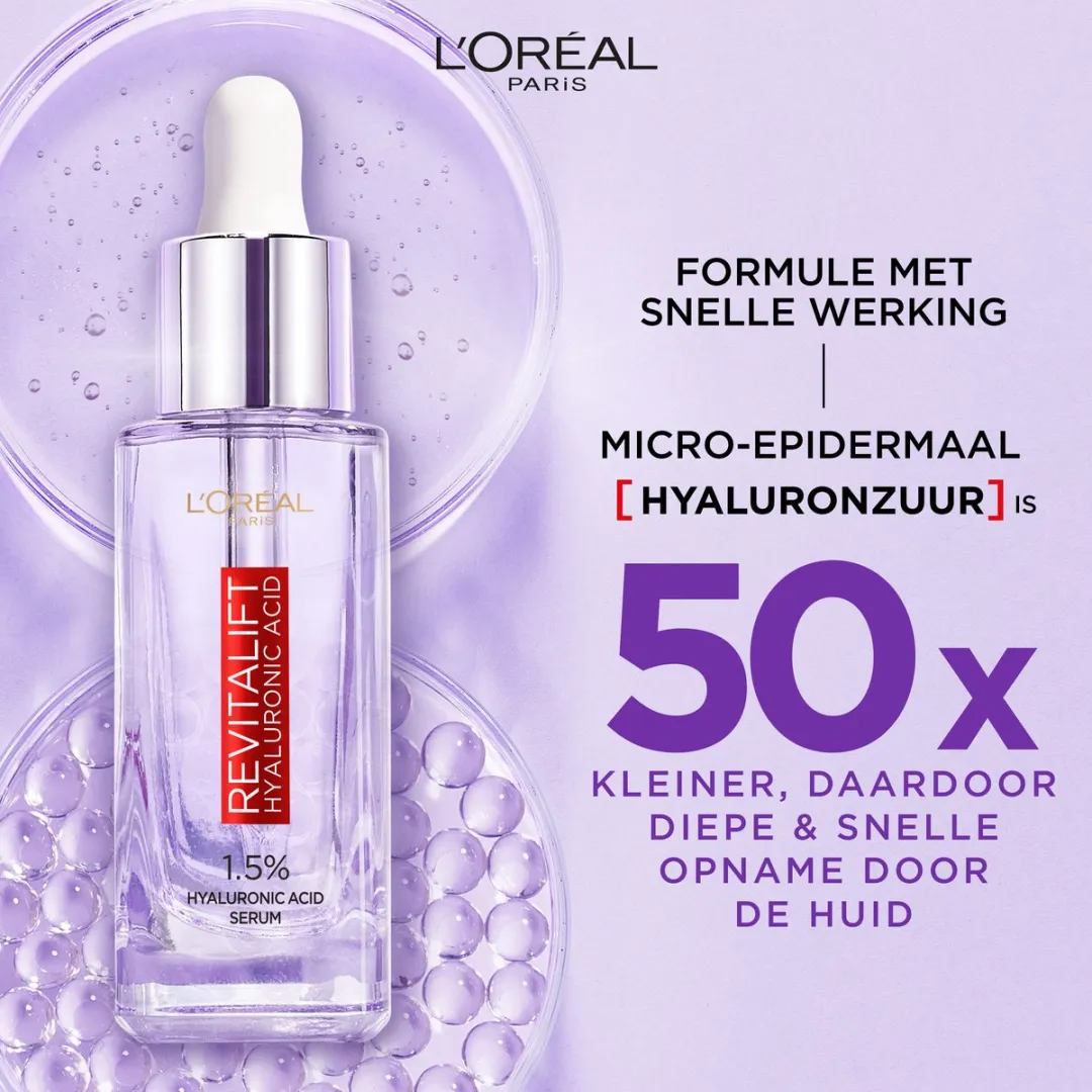 L'Oréal Paris Revitalift Filler Hyaluronzuur Serum 1,5% - 30ml - afbeelding 6 van 6