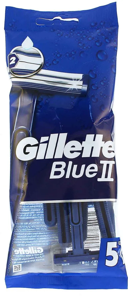 Gillette BlueII Scheermesjes - 5 Stuks